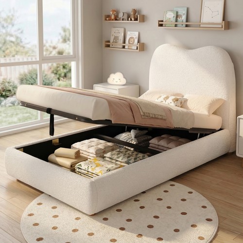 Single bed frame hydraulic - frame, w/