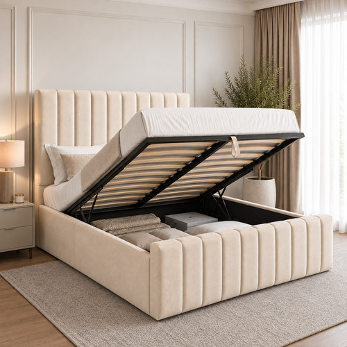 Luxury line panel ottoman - luxury,