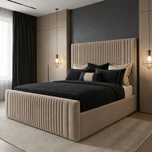 Ottoman storage bed panel - storage,