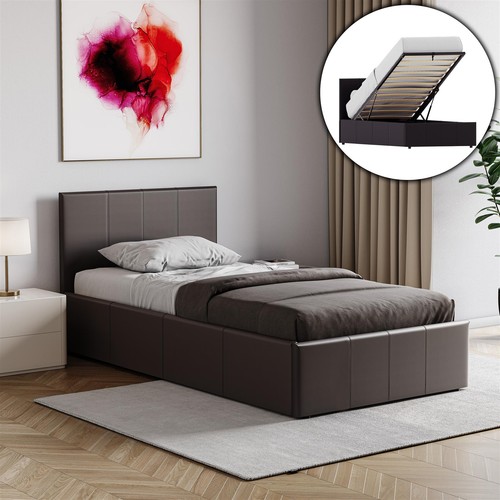 Sale single bed ottoman faux - sale,