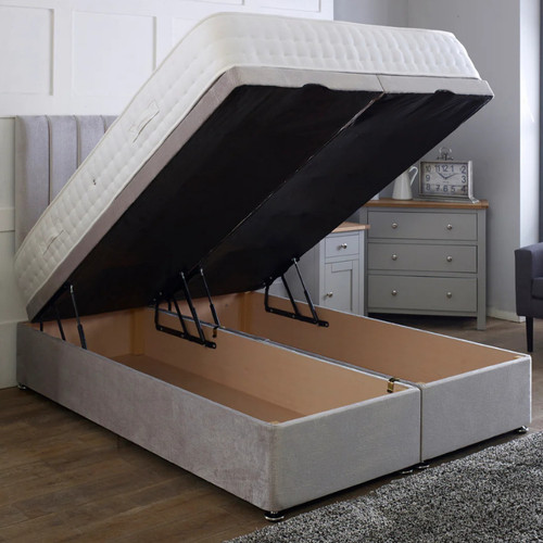 Ottoman divan bed panel plush - ottoman,