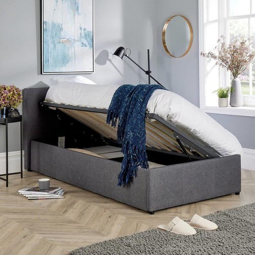 Ottoman single storage bed - single,