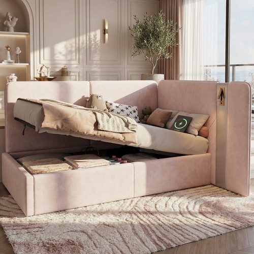 3ft single ottoman bed - single,
