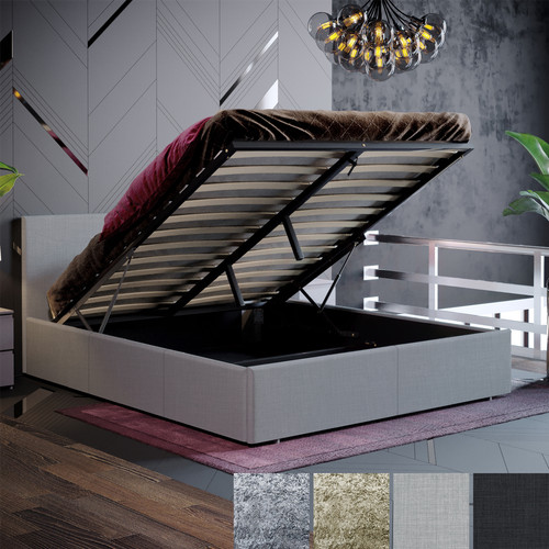Ottoman storage lift - lift, fabric