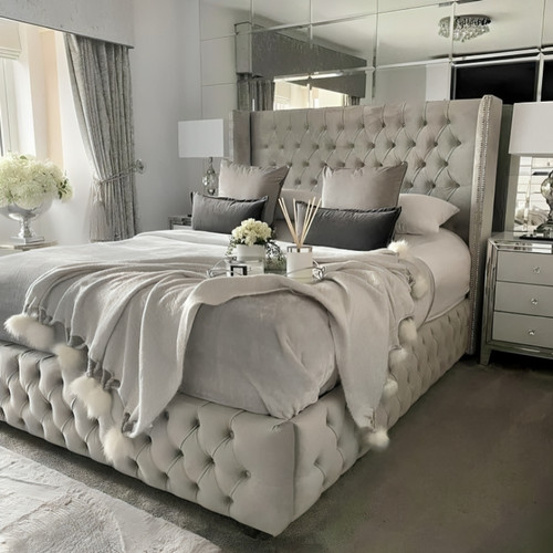 New winged bed frame - winged,