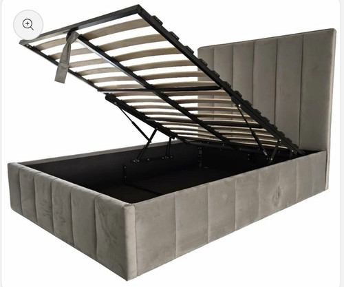 Grey velvet upholstered - velvet,