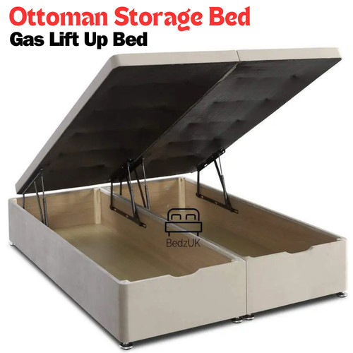 Ottoman storage bed - bed, linen