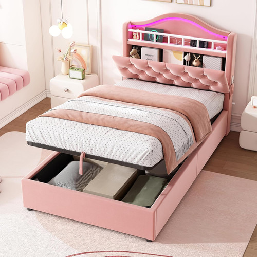 3ft single ottoman bed - single,