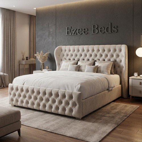 Kendal wingback bed - wingback, frame