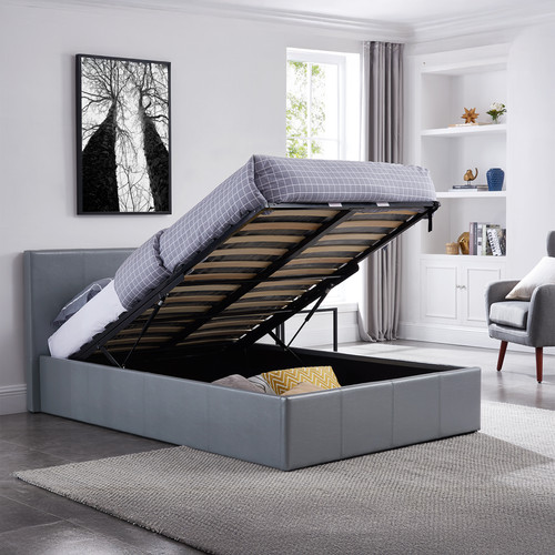 Single bed 3ft ottoman - single, grey