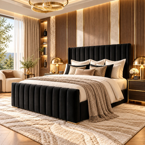 Ottoman storage bed - bed, plush