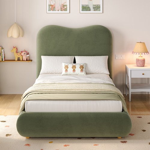 Upholstered bed 3ft single - upholstered,