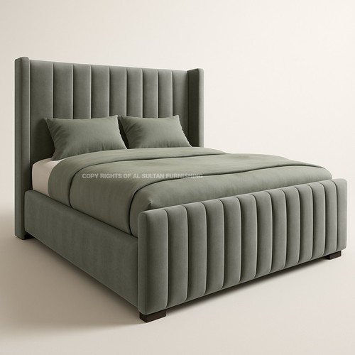 Ottoman bed winged - ottoman, plush
