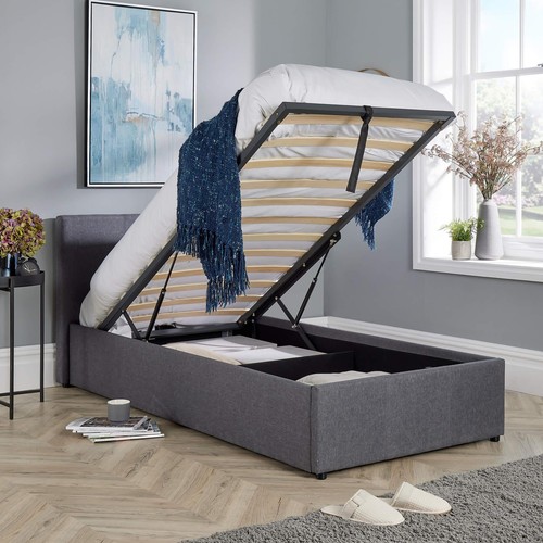 Ottoman single storage bed end - ottoman,
