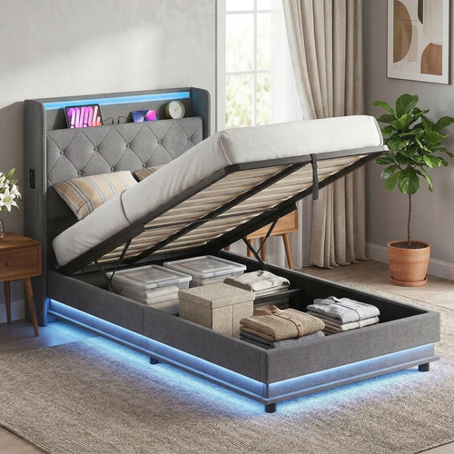 3ft single bed - single, ottoman