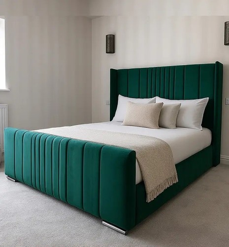 Winged new ottoman bed - new,